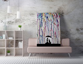 Wallity WY220 Lienzo Decorativo Multicolor 50 x 70 cm